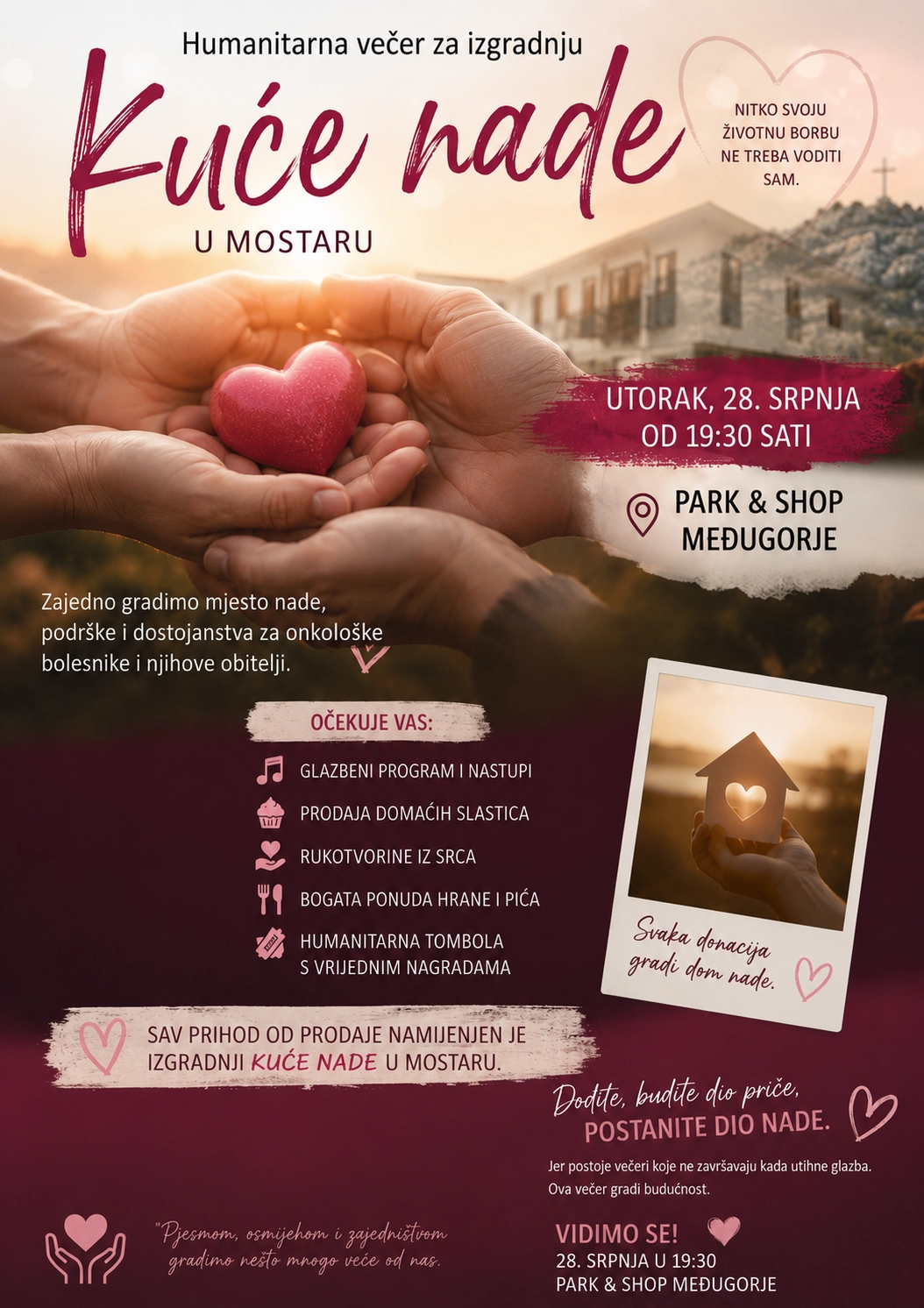 Humanitarna večer za Kuću nade